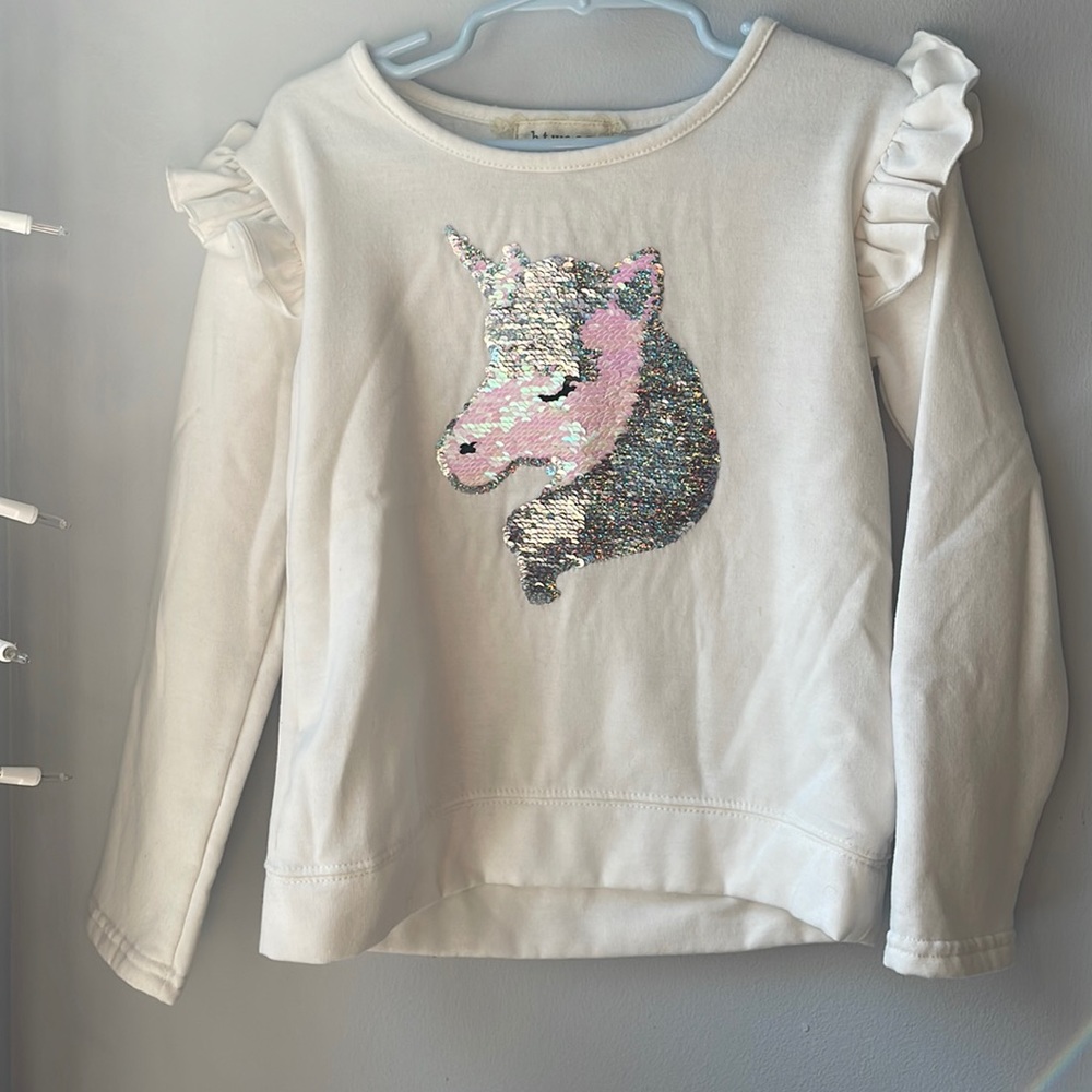 Flip Sequin Unicorn Sweatshirt